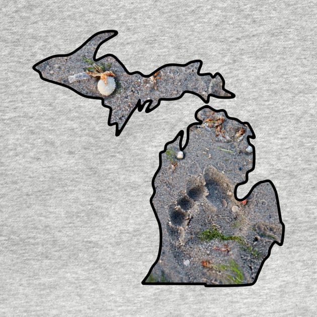 Michigan Footprint by MissOstrich